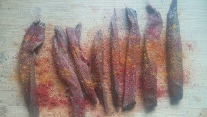 Spice Coated Seared Venison