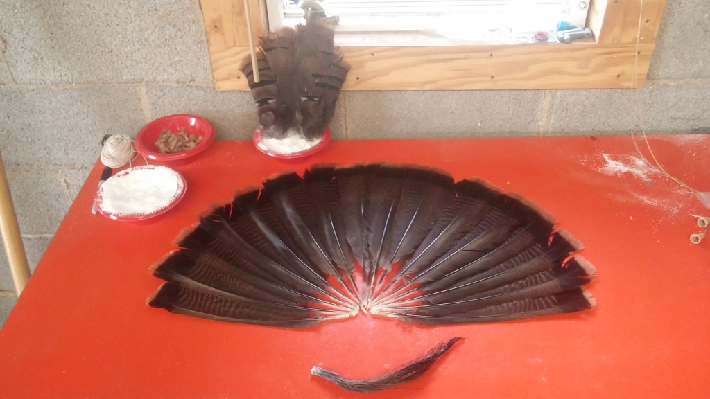 How to mount a turkey fan